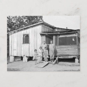 Gamla Mississippi Home and Family Vykort