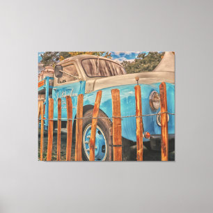 Gamla Mjölk Lastbil Canvastryck