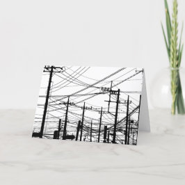 Gamla Mobila och kraftfulla Linjer Kort