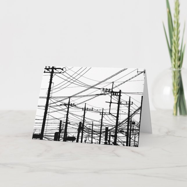 Gamla Mobila och kraftfulla Linjer Kort (Framsida)