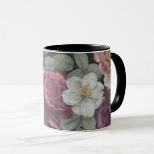 Gamla modeblommor mugg
