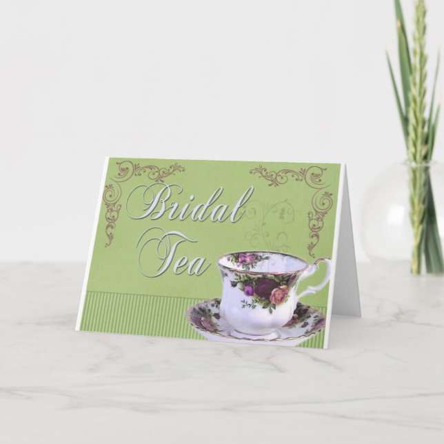 Gamla Möhippa Tea-inbjudningar Inbjudan (Framsida)