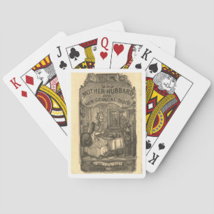 Gamla Mor Hubbard och hennes ekonomiska Hund Casinokort