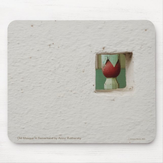 Gamla moskéer i Samarkand Musmatta (Framsidan)