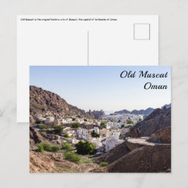 Gamla Muscat ursprungliga historiska staden Muscat Vykort
