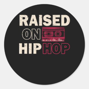 Gamla Music Rap ChildVintage Hip hop Bass Runt Klistermärke