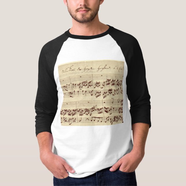 Gamla Musik noter - Bach Music Lakan Tee (Framsida)