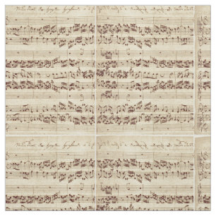 Gamla Musik noter - Bach Music Lakan Tyg