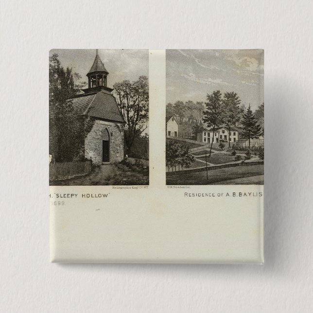 Gamla nederländska kyrkan, bostad knapp (Framsida)