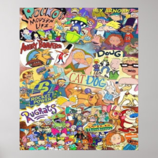 Gamla Nickelodeon-visningar Poster