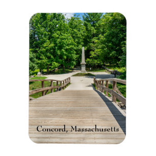 Gamla North Bridge i Concord Magnet