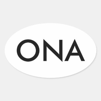 "Gamla" nya albanska dekaler Ovalt Klistermärke