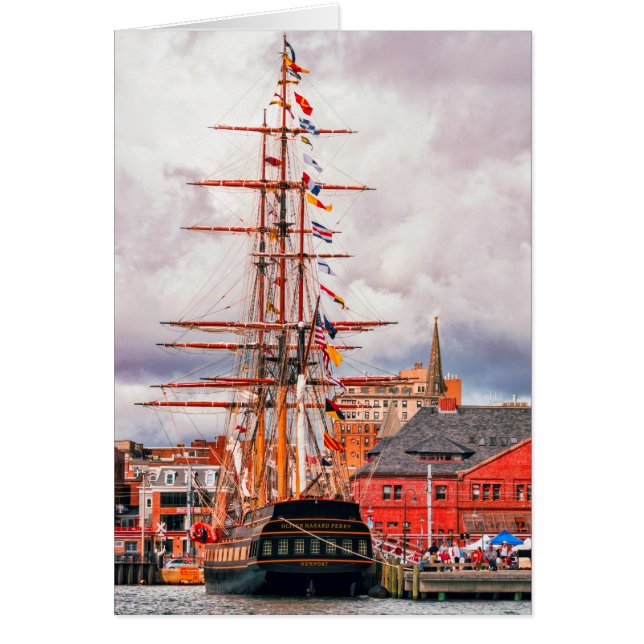 Gamla nya England Hälsningskort (Framsidan)