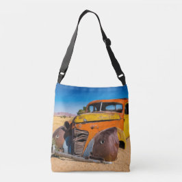 Gamla och övergivna bilar i Solitaire, Namibia Axelväska