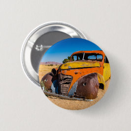 Gamla och övergivna bilar i Solitaire, Namibia Knapp