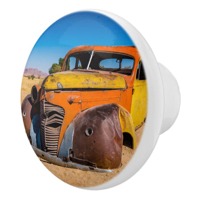 Gamla och övergivna bilar i Solitaire, Namibia Knopp (Höger)