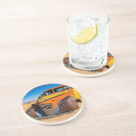 Gamla och övergivna bilar i Solitaire, Namibia Underlägg