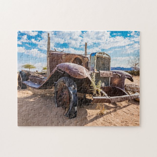 Gamla och övergivna bilar nr 3 i Solitaire, Namibi Pussel (Horisontell)