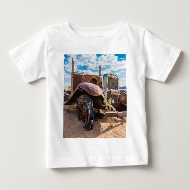 Gamla och övergivna bilar nr 3 i Solitaire, Namibi T Shirt (Framsida)