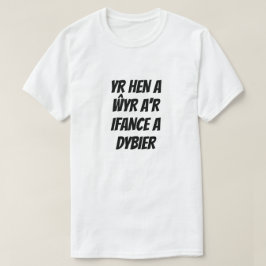 Gamla och unga vet och antar t shirt
