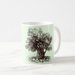 Gamla Olive träd-kaffe Mugg