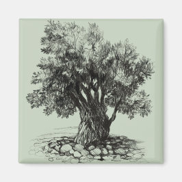 Gamla olivträd magnet