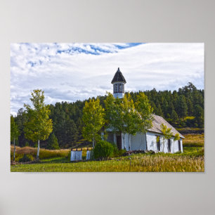 Gamla Pagosa Vår Church, Colorado Poster