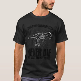 Gamla paleontologer Petrify Humous för Ge T Shirt