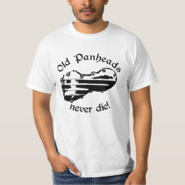 Gamla Panhead dör aldrig! Harley Biker T Shirt