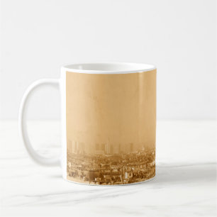 Gamla paris franceparis, åldras, gammal, och kaffemugg