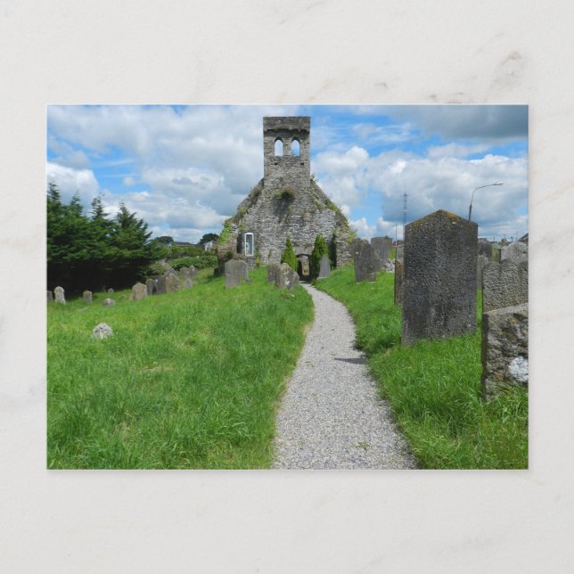 Gamla parish Church i Cahir - Irland Vykort (Framsida)