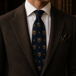 Gamla Pengar Akademisk Vapenbok Sköld Navy Slips