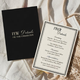 Gamla Pengar Elfenbensfärgad Fancy Monogram Bröllo Tilläggskort
