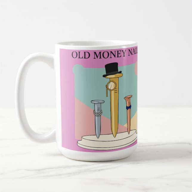 Gamla Pengar Naglar Kaffemugg (Vänster)