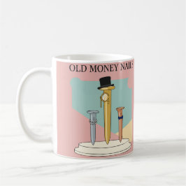 Gamla Pengar Naglar Kaffemugg
