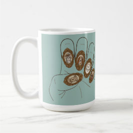 Gamla Pengar Naglar Kaffemugg