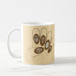 Gamla Pengar Naglar Kaffemugg