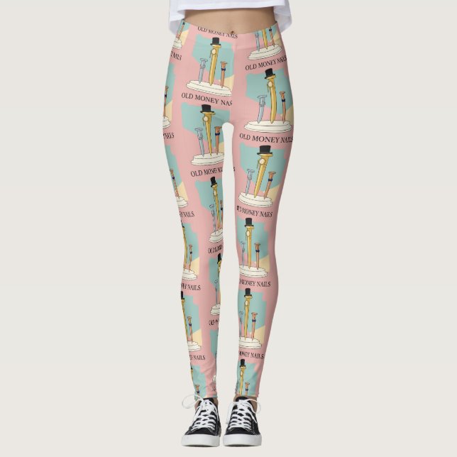 Gamla Pengar Naglar Leggings (Framsida)