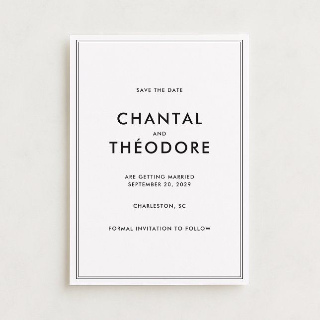 Gamla pengar | Quiet Luxury | Svartvitt och gråvit Inbjudningar (Skapare uppladdad)