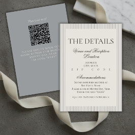 Gamla Pengar Skript Neutral Rand Bröllopsdetaljer Tilläggskort