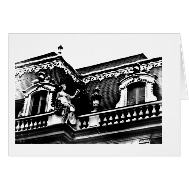 Gamla Photo Versailles Hälsningskort (Framsidan Horizontal)