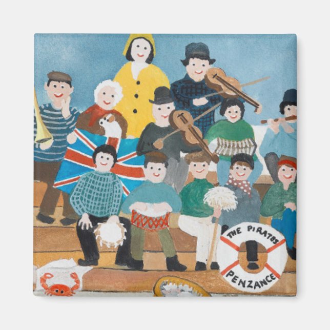 Gamla Piraterna Penzance Magnet (Framsidan)
