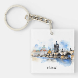 Gamla Prag, Charles Brons vattenfärg