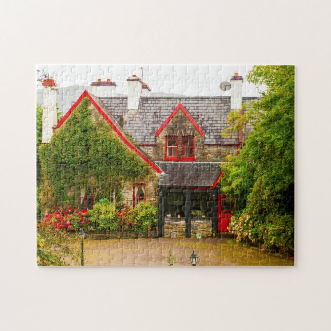 Gamla prästgården Sneem Kerry. Pussel (Horisontell)