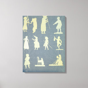 Gamla prates canvastryck