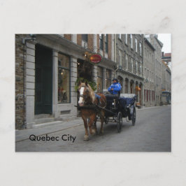Gamla Quebec City Carriage Vykort