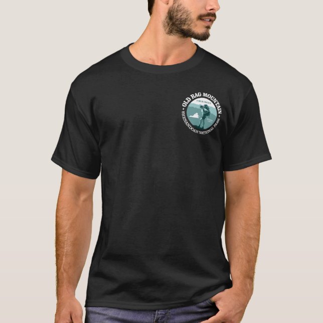 Gamla Rag-berget (rd) T Shirt (Framsida)