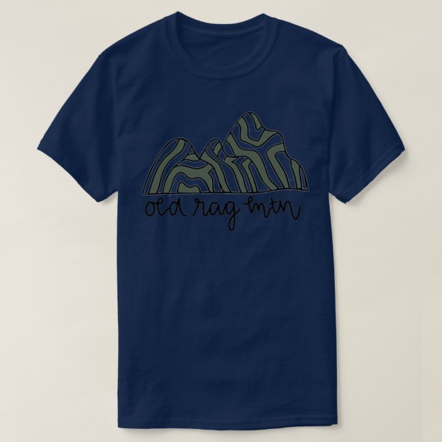 Gamla Rag-berget T Shirt (Design framsida)
