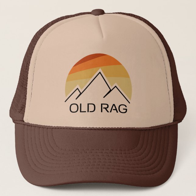 Gamla Rag Mountain Retro Keps (Framsida)