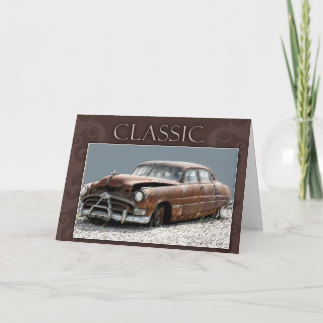 Gamla reliker dör aldrig ... kort (Framsida)